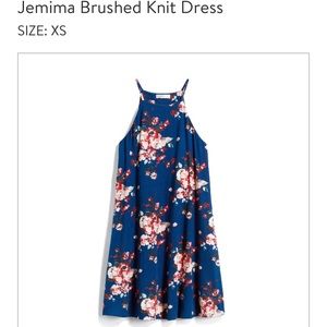 Knit floral dress